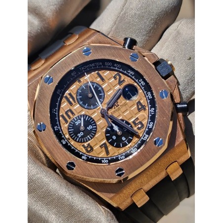 A timeless classic from the heart of the Swiss. Royal Oak Offshore