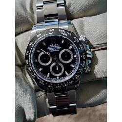 2021 Rolex Daytona 116500LN Cosmograph Black Ceramic Men Watch 40mm Complete Set